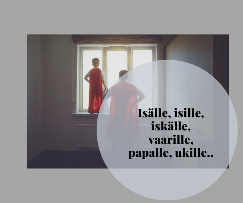 isä ja poika